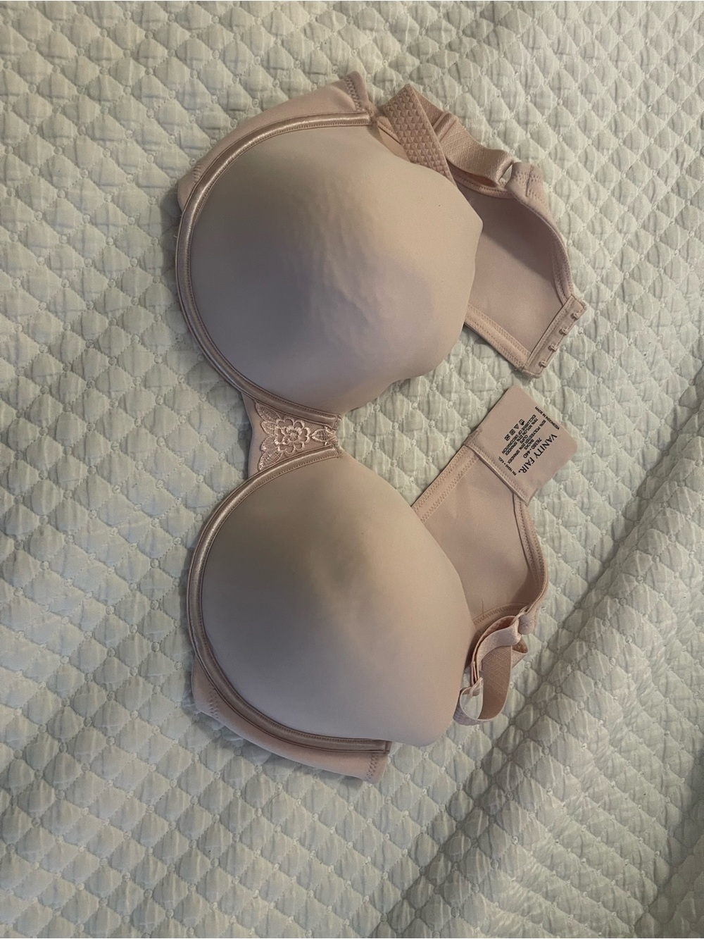 Vanity Fair Light Blush Sculpted T-Shirt Bra 44D